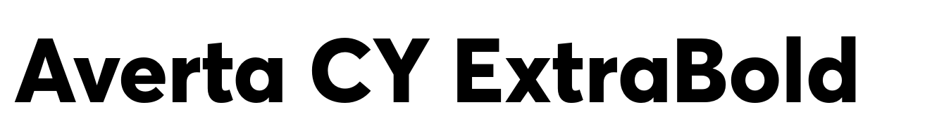 Averta CY ExtraBold
